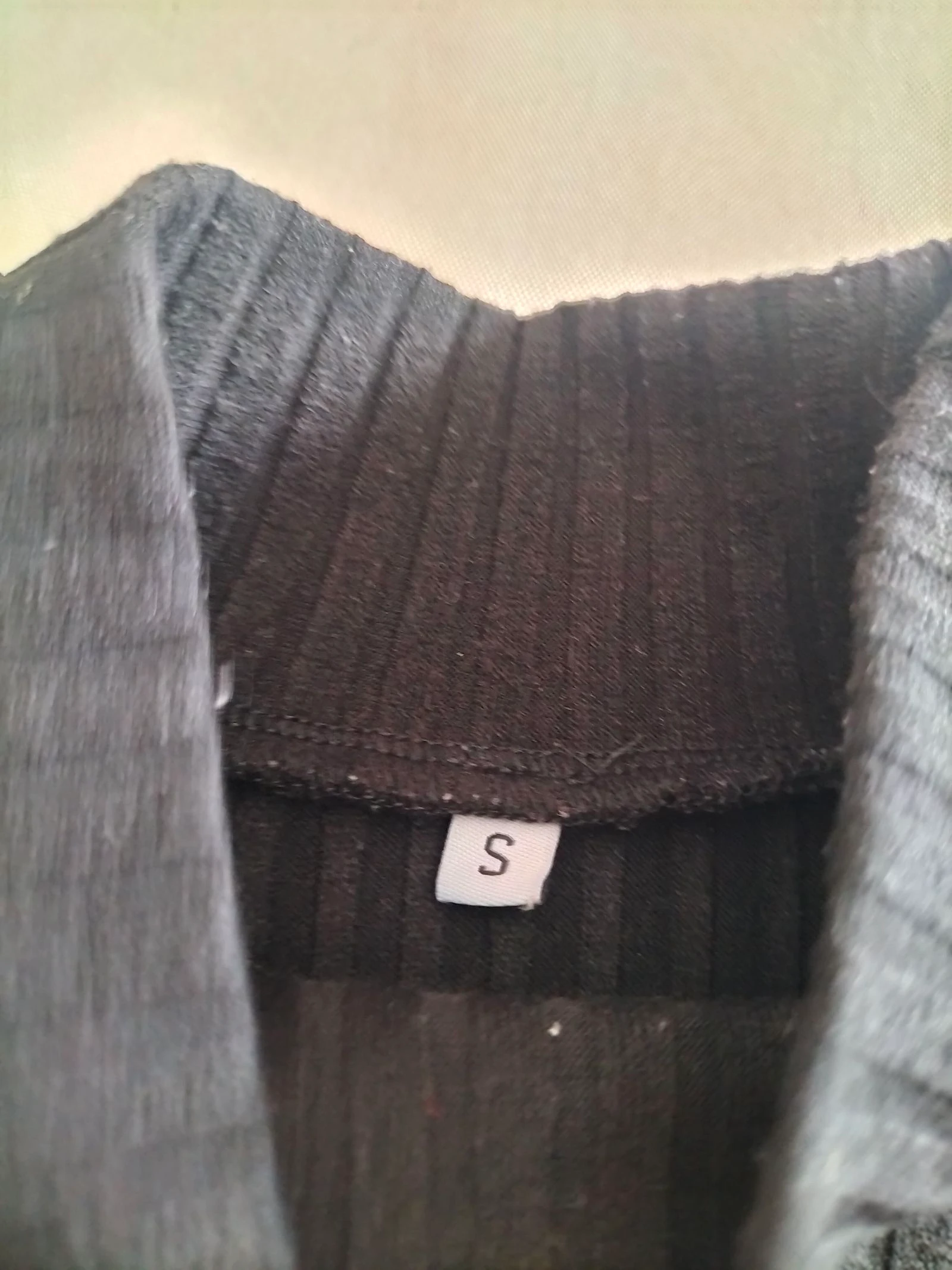 Black Ribbed Sweater Dress S (Also fits XS) | Brandless | Very good condition | Black – photo 6